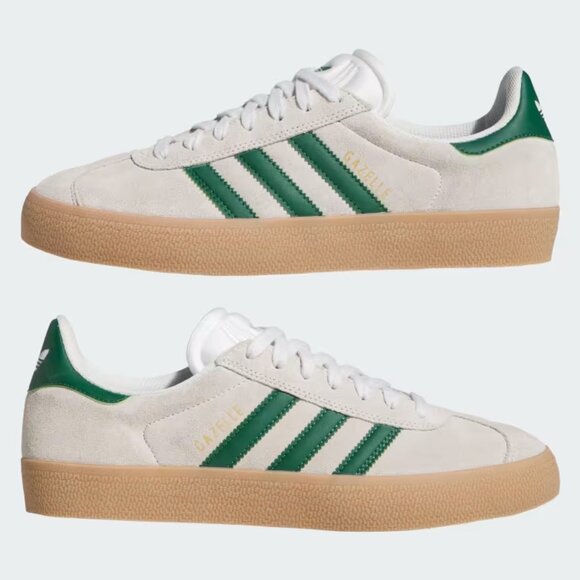 adidas Originals Gazelle ADV Crystal White Gum (Men's) 8.5 US 8 UK 42 EUR JP5858